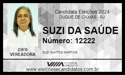 Candidato SUZI DA SAÚDE 2024 - DUQUE DE CAXIAS - Eleições