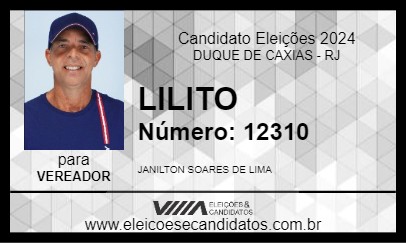 Candidato LILITO 2024 - DUQUE DE CAXIAS - Eleições