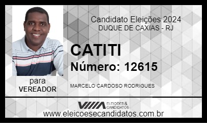 Candidato CATITI 2024 - DUQUE DE CAXIAS - Eleições