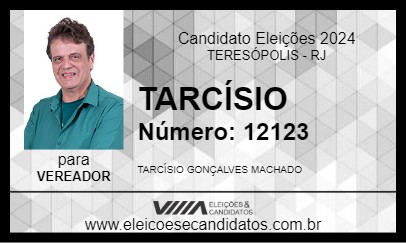 Candidato TARCÍSIO 2024 - TERESÓPOLIS - Eleições