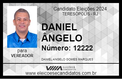 Candidato DANIEL ÂNGELO 2024 - TERESÓPOLIS - Eleições