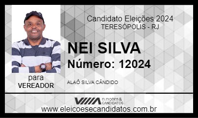 Candidato NEI SILVA 2024 - TERESÓPOLIS - Eleições