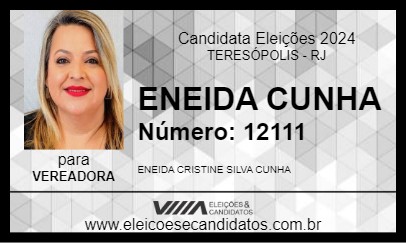 Candidato ENEIDA CUNHA 2024 - TERESÓPOLIS - Eleições