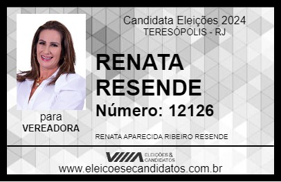 Candidato RENATA RESENDE 2024 - TERESÓPOLIS - Eleições