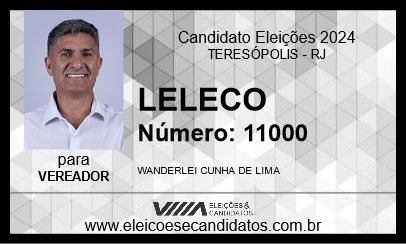 Candidato LELECO 2024 - TERESÓPOLIS - Eleições