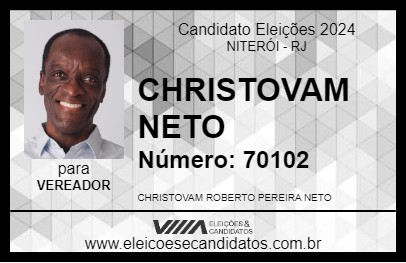 Candidato CHRISTOVAM NETO 2024 - NITERÓI - Eleições