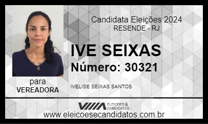 Candidato IVE SEIXAS 2024 - RESENDE - Eleições