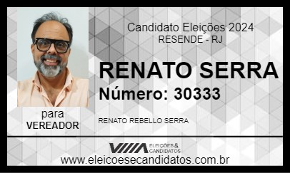 Candidato RENATO SERRA 2024 - RESENDE - Eleições