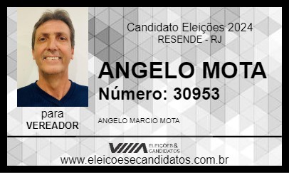 Candidato ANGELO MOTA 2024 - RESENDE - Eleições