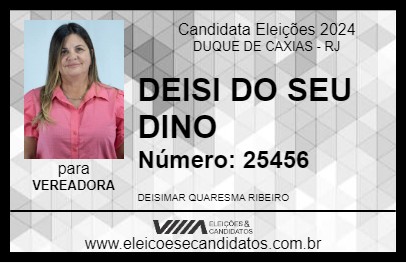 Candidato DEISI DO SEU DINO 2024 - DUQUE DE CAXIAS - Eleições