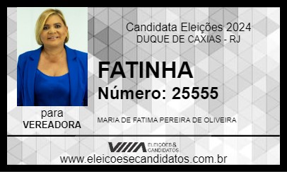 Candidato FATINHA 2024 - DUQUE DE CAXIAS - Eleições