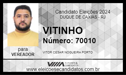 Candidato VITINHO 2024 - DUQUE DE CAXIAS - Eleições