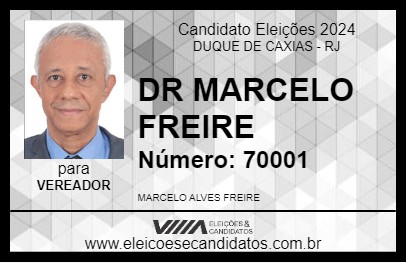 Candidato DR MARCELO FREIRE 2024 - DUQUE DE CAXIAS - Eleições