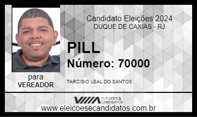 Candidato PILL 2024 - DUQUE DE CAXIAS - Eleições