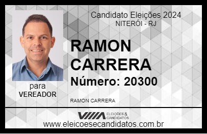 Candidato RAMON CARRERA 2024 - NITERÓI - Eleições