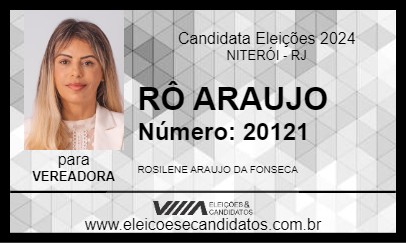 Candidato RÔ ARAUJO 2024 - NITERÓI - Eleições