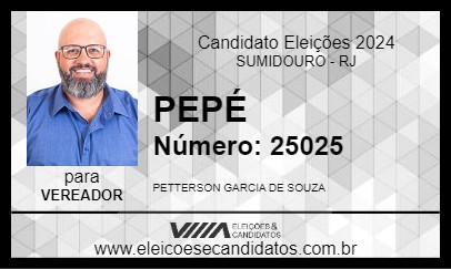 Candidato PEPÉ 2024 - SUMIDOURO - Eleições