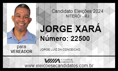 Candidato JORGE XARÁ 2024 - NITERÓI - Eleições