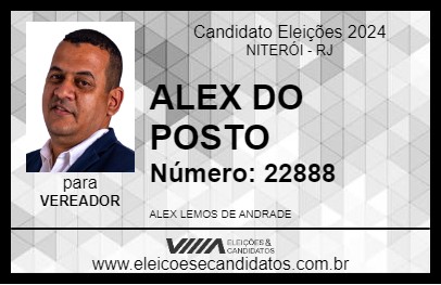 Candidato ALEX DO POSTO 2024 - NITERÓI - Eleições