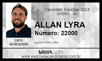 Candidato ALLAN LYRA 2024 - NITERÓI - Eleições