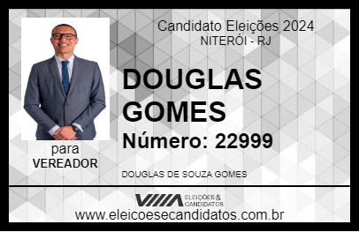 Candidato DOUGLAS GOMES 2024 - NITERÓI - Eleições