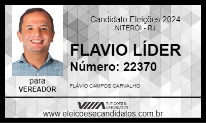 Candidato FLAVIO LÍDER 2024 - NITERÓI - Eleições