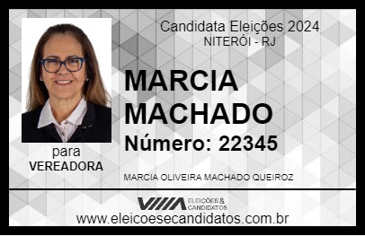 Candidato MARCIA MACHADO 2024 - NITERÓI - Eleições