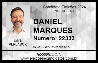 Candidato DANIEL MARQUES 2024 - NITERÓI - Eleições