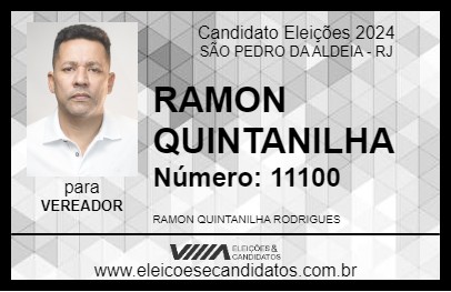 Candidato RAMON QUINTANILHA 2024 - SÃO PEDRO DA ALDEIA - Eleições