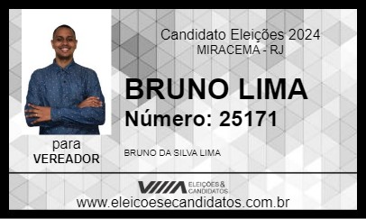 Candidato BRUNO LIMA 2024 - MIRACEMA - Eleições