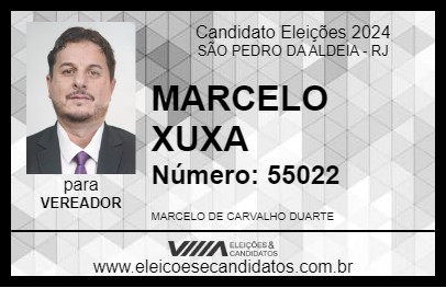 Candidato MARCELO XUXA 2024 - SÃO PEDRO DA ALDEIA - Eleições