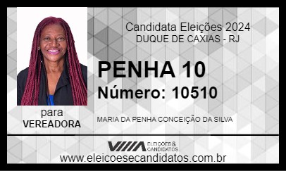 Candidato PENHA 2024 - DUQUE DE CAXIAS - Eleições