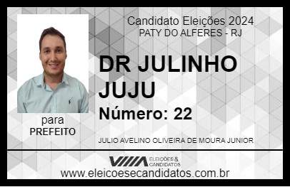 Candidato DR JULINHO JUJU 2024 - PATY DO ALFERES - Eleições