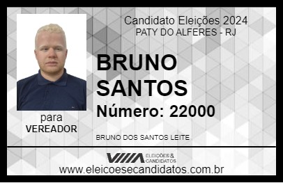 Candidato BRUNO SANTOS 2024 - PATY DO ALFERES - Eleições