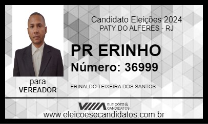 Candidato PR ERINHO 2024 - PATY DO ALFERES - Eleições