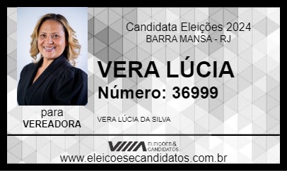 Candidato VERA LÚCIA 2024 - BARRA MANSA - Eleições