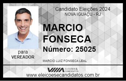 Candidato MARCIO FONSECA 2024 - NOVA IGUAÇU - Eleições