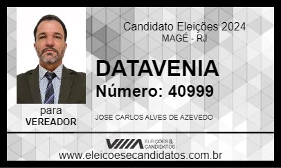 Candidato DATAVENIA 2024 - MAGÉ - Eleições