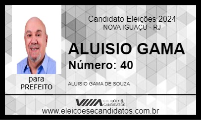 Candidato ALUISIO GAMA 2024 - NOVA IGUAÇU - Eleições