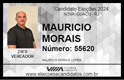 Candidato MAURICIO MORAIS 2024 - NOVA IGUAÇU - Eleições