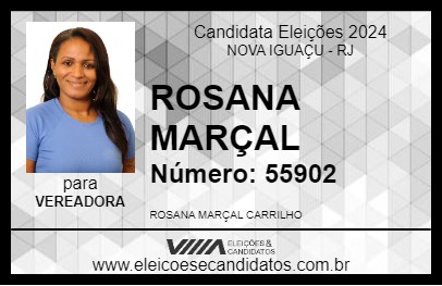 Candidato ROSE MARÇAL 2024 - NOVA IGUAÇU - Eleições