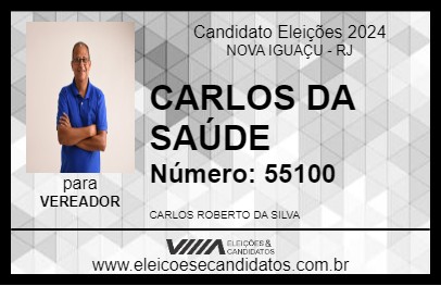 Candidato CARLOS DA SAÚDE 2024 - NOVA IGUAÇU - Eleições