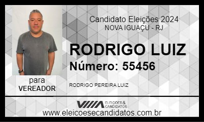 Candidato RODRIGO LUIZ 2024 - NOVA IGUAÇU - Eleições