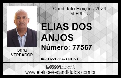 Candidato ELIAS DOS ANJOS 2024 - JAPERI - Eleições