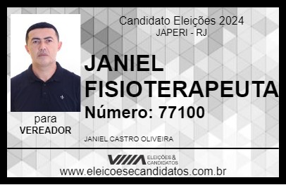 Candidato JANIEL FISIOTERAPEUTA 2024 - JAPERI - Eleições