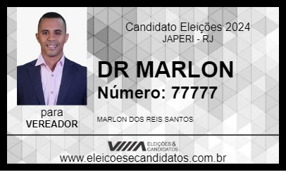 Candidato DR MARLON 2024 - JAPERI - Eleições