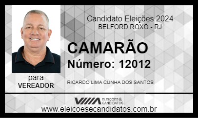 Candidato CAMARÃO 2024 - BELFORD ROXO - Eleições