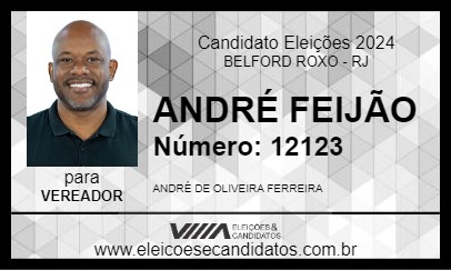 Candidato ANDRÉ FEIJÃO 2024 - BELFORD ROXO - Eleições