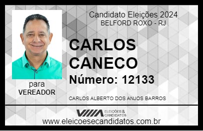 Candidato CARLOS CANECO 2024 - BELFORD ROXO - Eleições