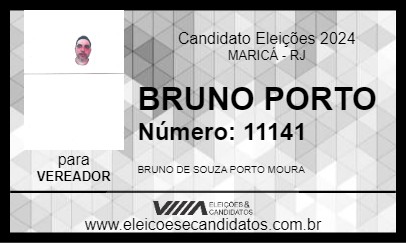 Candidato BRUNO PORTO 2024 - MARICÁ - Eleições